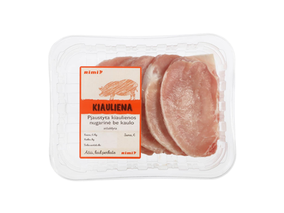 Kiaulienos nugarinė be kaulo RIMI, 310 g