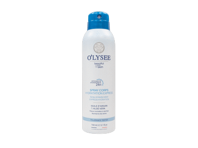 Kūno losjonas, purškiamas O'Lysee Express, 150 ml