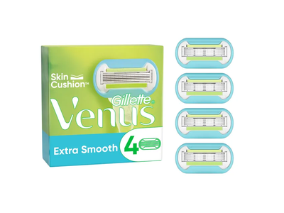 Skustuvo galvutės VENUS Deluxe Extra Smooth, 4 vnt.