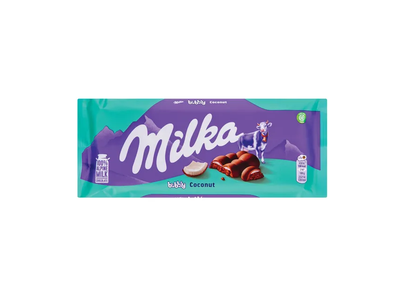 Pieninis šokoladas MILKA BUBBLY COCONUT, 97 g