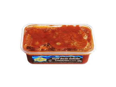 Kepti žuvies kukuliai su pomidorų padažu, 320 g