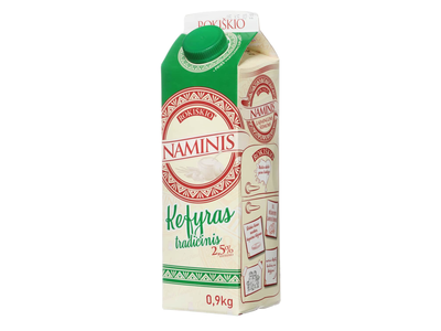 ROKIŠKIO NAMINIS kefyras, 2,5 % rieb., 900 g