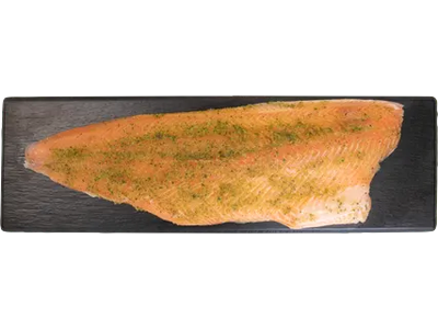 Nordian Atlantinių lašišų filė žolelių ir česnakų marinate