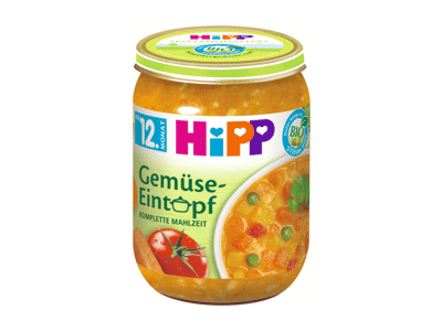 Daržovių troškinys HIPP BIO, nuo 12 mėn., 250 g, 250 g