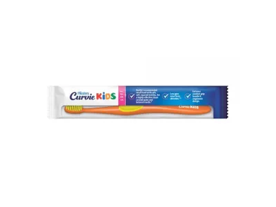 PIKSTERS dantų šepetėlis vaikams CURVIE KIDS, minkštas, 1 vnt.