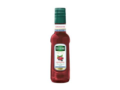 Sirupas TEISSEIRE, grenadinų skonio, be cukraus, 0,25 l