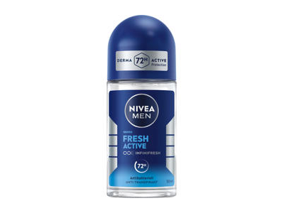 NIVEA Fresh ActiveRutulinis dezodorantas vyrams, 50 ml