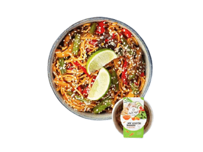WOK azijietiški makaronai su daržovėmis, 300 g