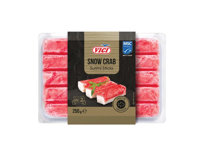 Lazdelės iš surimio atšaldytos SNIEGINIS KRABAS, 250 g