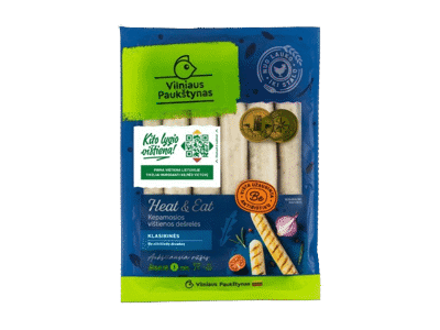 Virtos kepamosios klasikinės dešrelės HEAT & EAT, a. r., 270 g