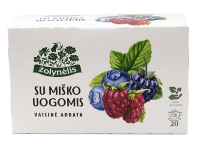 ŽOLYNĖLIO vaisinė arbata VASAROS SKONIS su miško uogomis, 20 vnt.