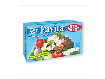 Salotų ir sumuštinių sūris FAVITA 18% rieb., 270g