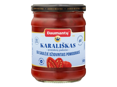 DAUMANTŲ pomidorų padažas su saulėje džiovintais pomidorais, 500 g
