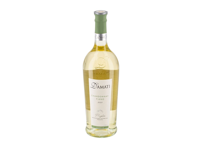 Baltasis sausas vynas D'AMATI CHARDONNAY FIANO 13,5%, 1 l