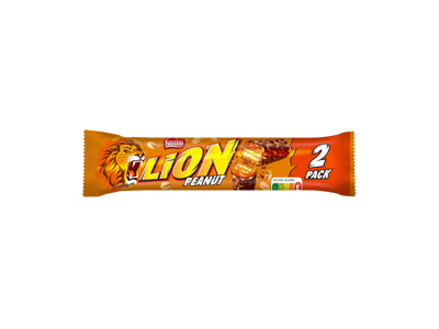 Vafliniai batonėliai LION PEANUT, 2 vnt., 62 g
