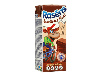 Šokolad. sk. pieno gėrimas su vit. RASA,200ml
