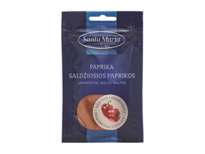 Maltos saldžiosios paprikos SANTA MARIA, 22 g
