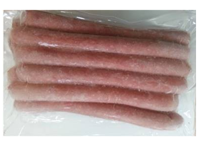 Šaldytos karštai rūkytos dešrelės DEŠRAINIAMS, 1 r., 1 kg