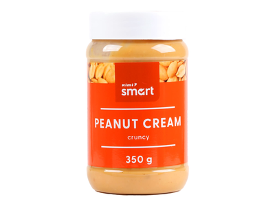Žemės riešutų krem. CRUNCHY RIMI SMART, 350 g