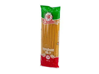 Makaronai PRESTO Spaghetti Nr.7, 400 g