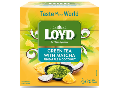 Žal. arbata LOYD MATCHA su an. ir kok. 30 g