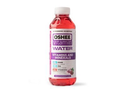 Vitaminizuotas vanduo su mineralais OSHEE, 0,555l