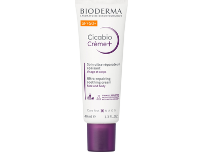 Kūno kremas Bioderma Cicabio Crème+ SPF 50+, 40 ml