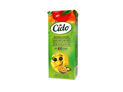 Įvairių vaisių gėrimas CIDO, 30 %, 200 ml
