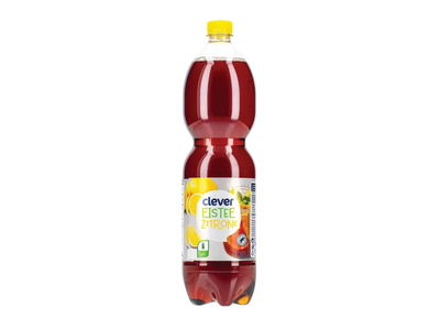 Šalta arbata citrinų skonio CLEVER, 1,5 l