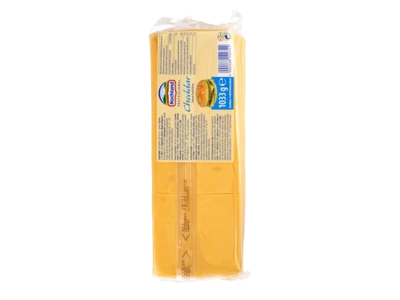LT Lydytas sūris HOCHLAND Cheddar, 84 riekelės, 46 % RSM, 1033g