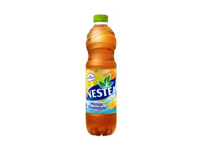 Šalta mangų ir ananasų skonio juodoji arbata NESTEA, 1.5 l