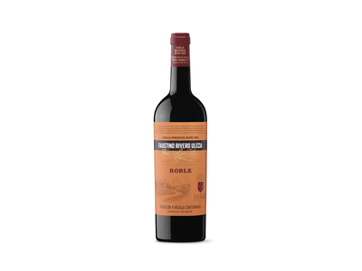Vynas FAUSTINO RIVERO ULECIA Roble, raudonas, 13%, 0,75 l