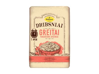 Greitai par.aviž.dribs.MALSENA, 750 g