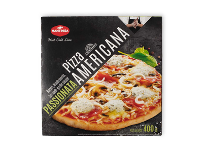 Šaldyta pica MANTINGA AMERICANA PASSIONATA, 400g