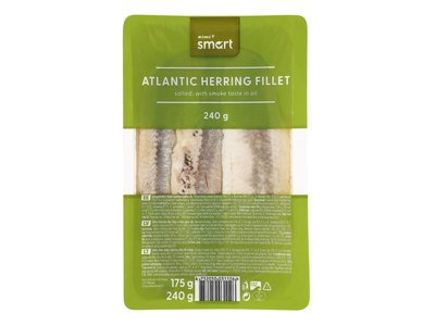 Dūmo sk. silkių filė aliejuje RIMI SMART,240g