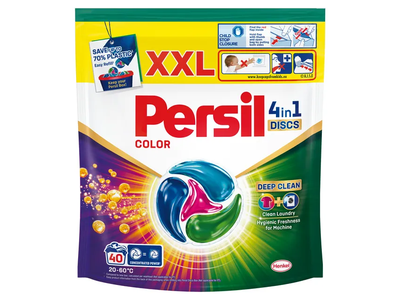 Skalbimo kapsulės PERSIL DISCS Color, 40 skalbimų
