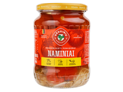 Konservuoti naminiai KĖDAINIŲ pomidorai, 680g/340g