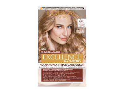 L'Oréal Paris Excellence Plauku dažai Universal Nudes  LT BLONDE 8U