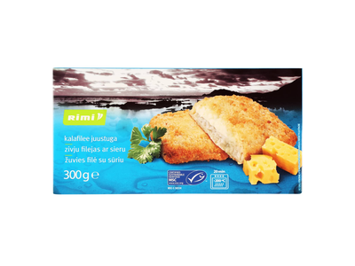 Žuvies filė su sūriu RIMI, 300 g