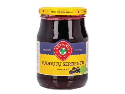 Juodųjų serbentų uogienė KĖDAINIŲ, 430 g