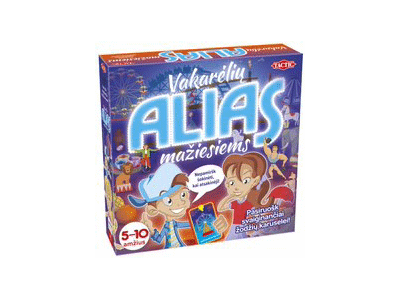 Stalo žaidimas "Vakarėlių ALIAS mažiesiems", LT, 1 vnt.