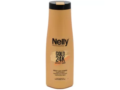 NELLY šampūnas riebiems plaukams PROFESSIONAL 24K, 400 ml
