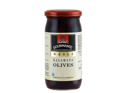 Kalamata alyvuogės GOURMANTE, sūryme,  su kauliukais, 360 g / 210 g