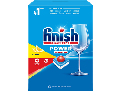 Indaplovių tabletės FINISH Powerball Power Essential, 70 vnt.