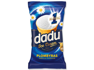 Vanilinis plombyras DADU, 120 ml / 65 g
