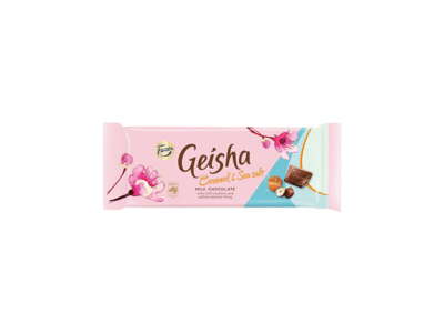 Pieninis šokoladas GEISHA su karamele ir druska, 100 g