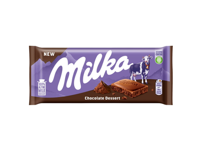 Pieninis šokoladas su kakav. įd. MILKA, 100 g