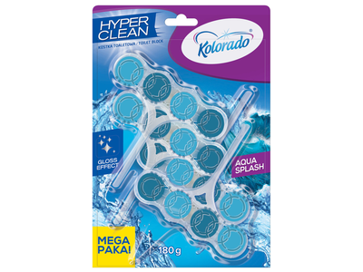 Klozeto gaiviklis Hyper Clean Kolorado 4x45g Aqua Splash