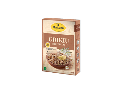 Grikių dribsniai MALSENA, 3 min., 400 g