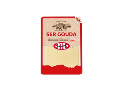 Fermentinis sūris MLEKOVITA, GOUDA, pjaustytas,45% r., 150 g